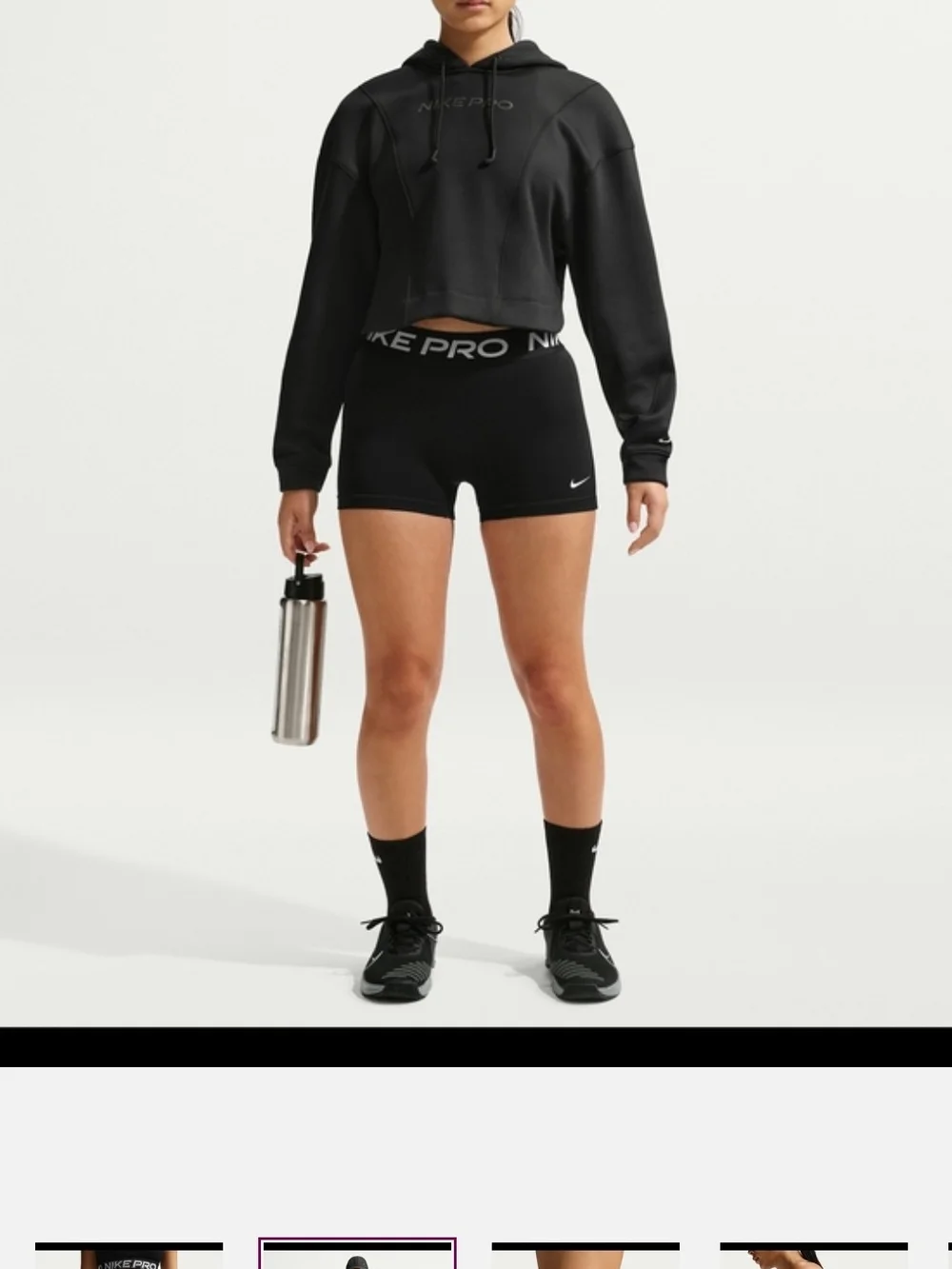 Nike Women’s Black Pro Stretch Bike Shorts